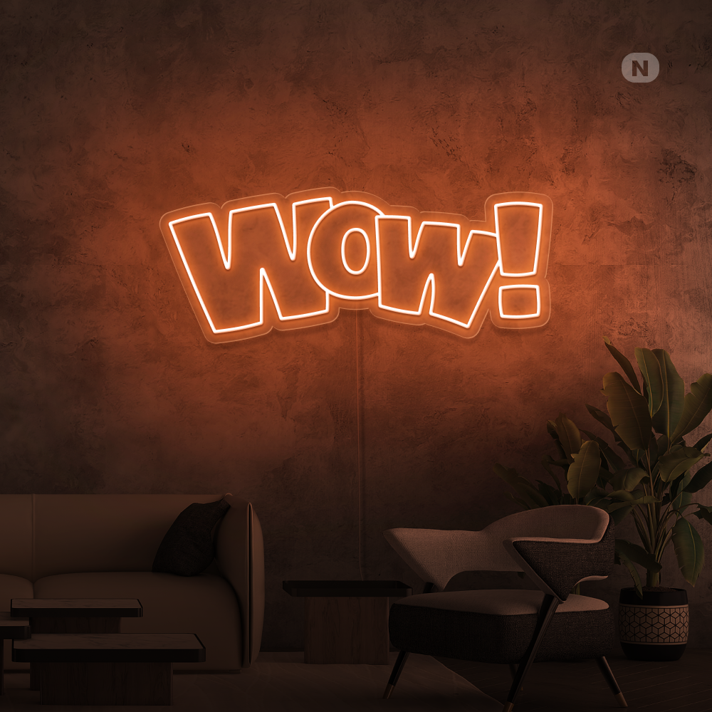 Cartel neon Wow!