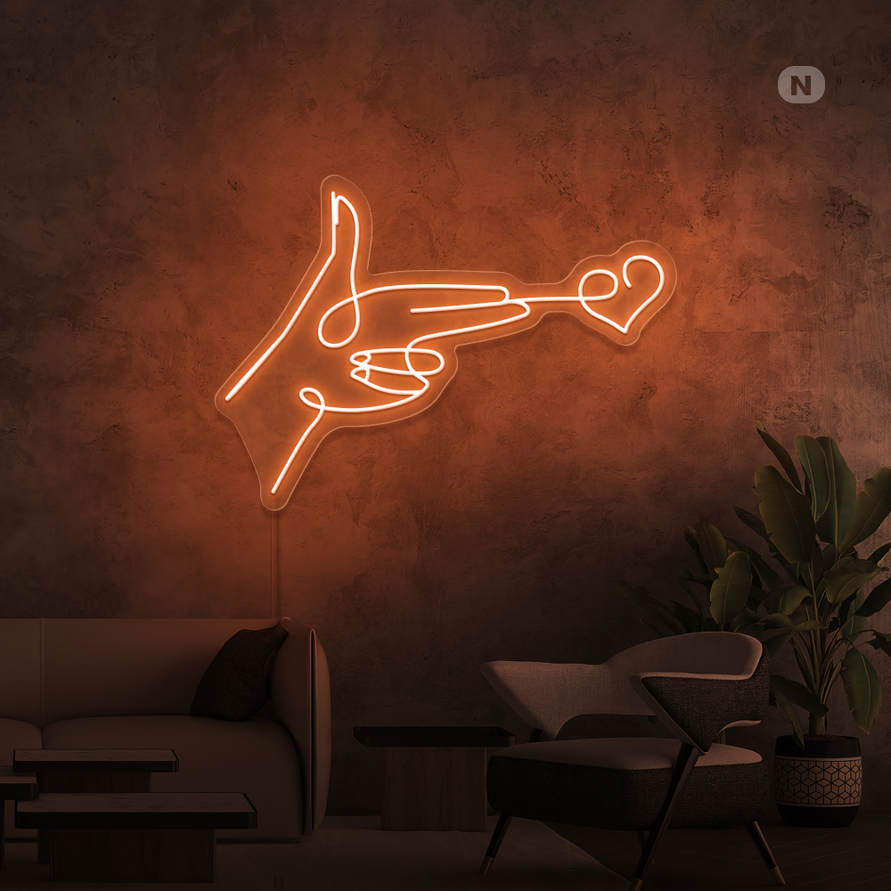 Cartel neon Lovestarget