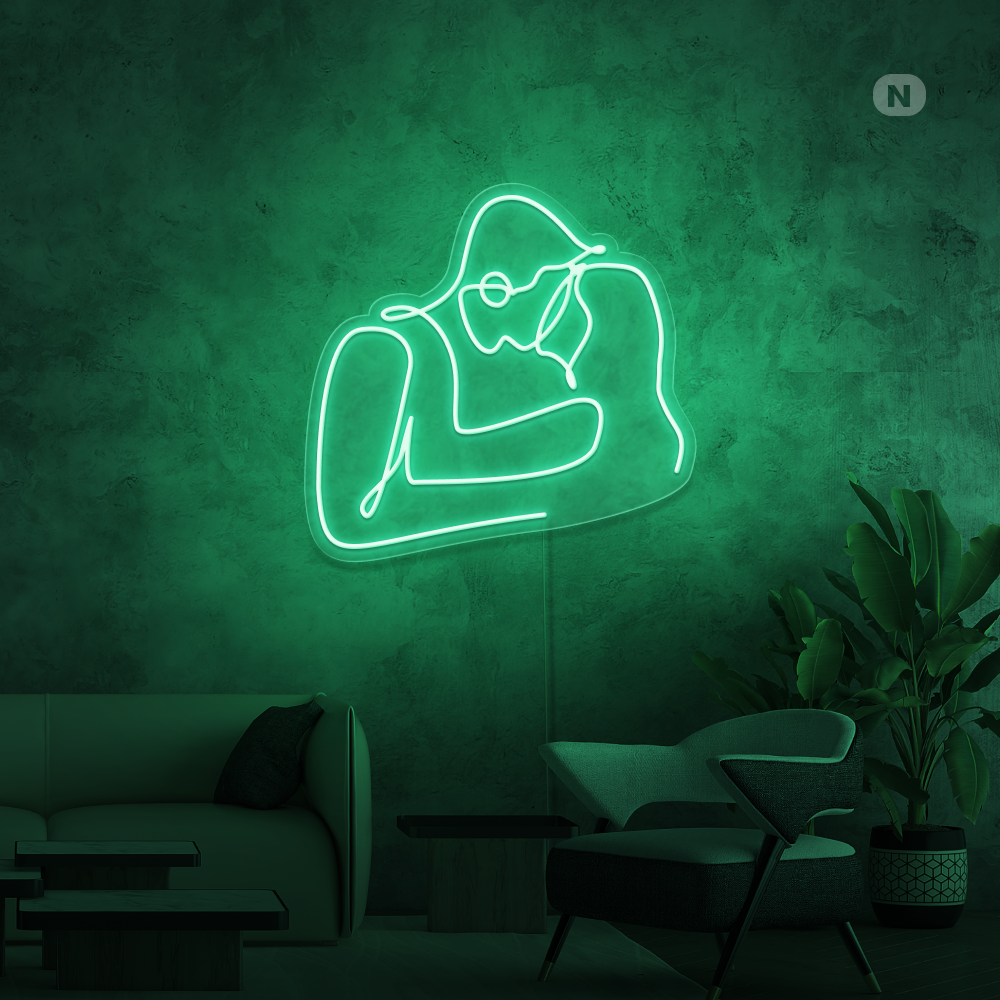 Cartel neon Amor de pareja