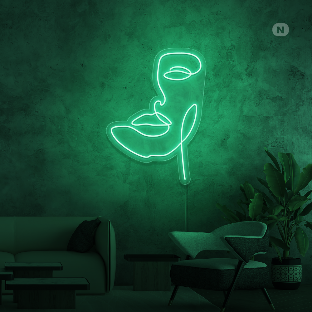 Cartel neon Máscara