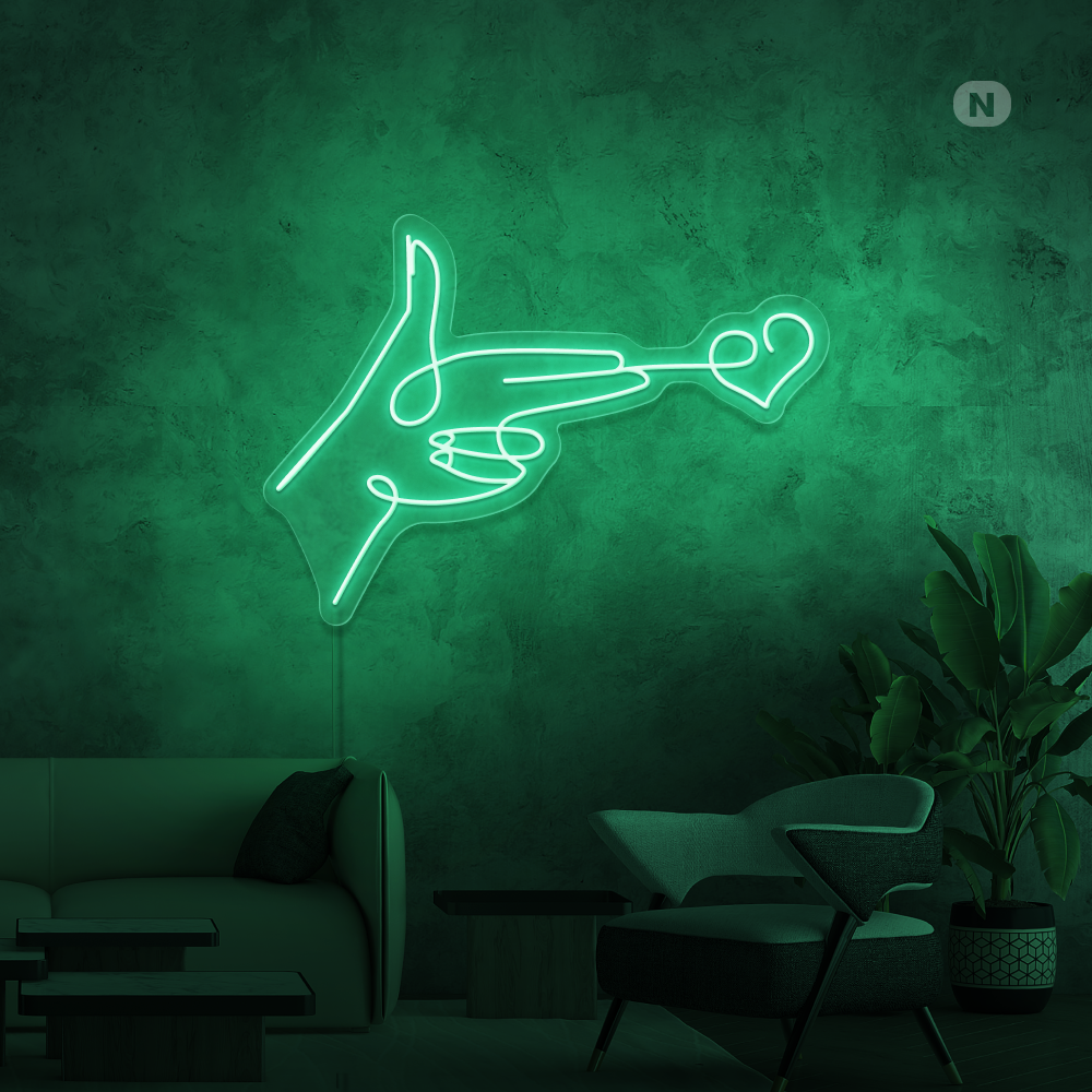 Cartel neon Lovestarget