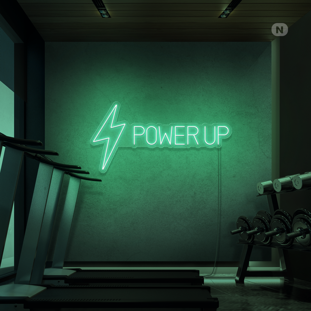 Cartel neon Power Up