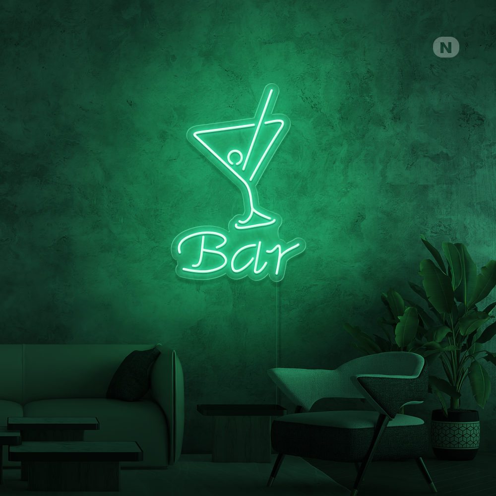 Cartel neon Cocktail Bar