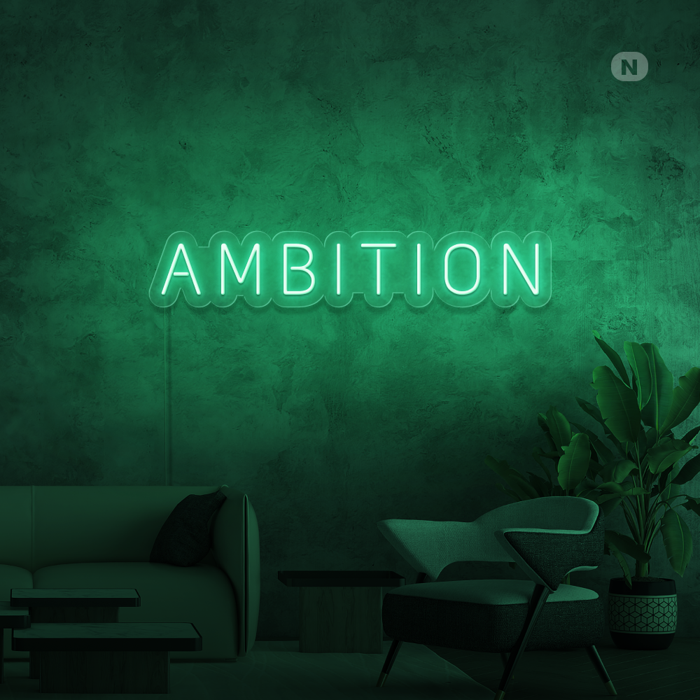 Cartel neon Ambition