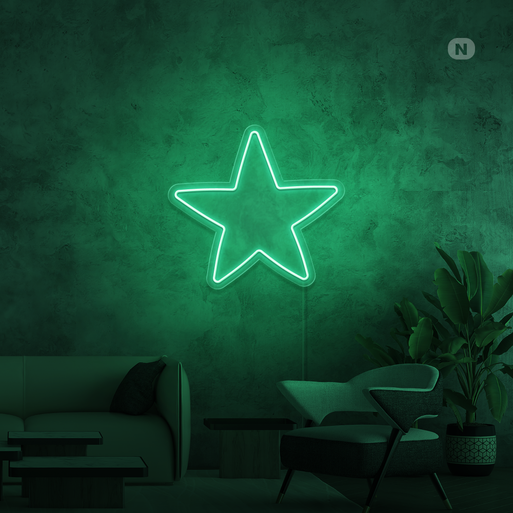 Cartel neon Estrella