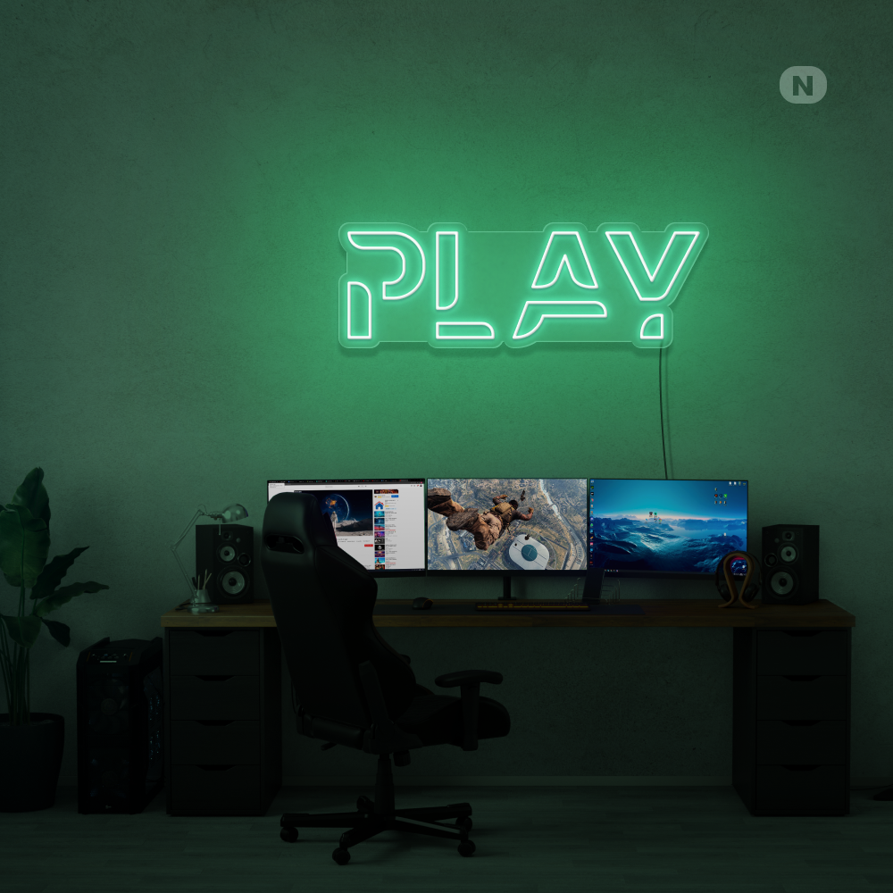 Cartel neon Play