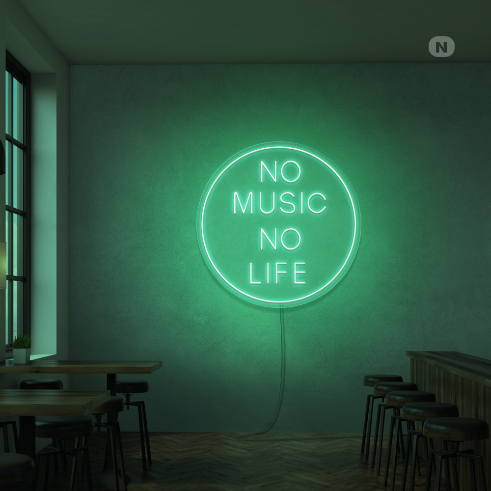 Cartel neon Música