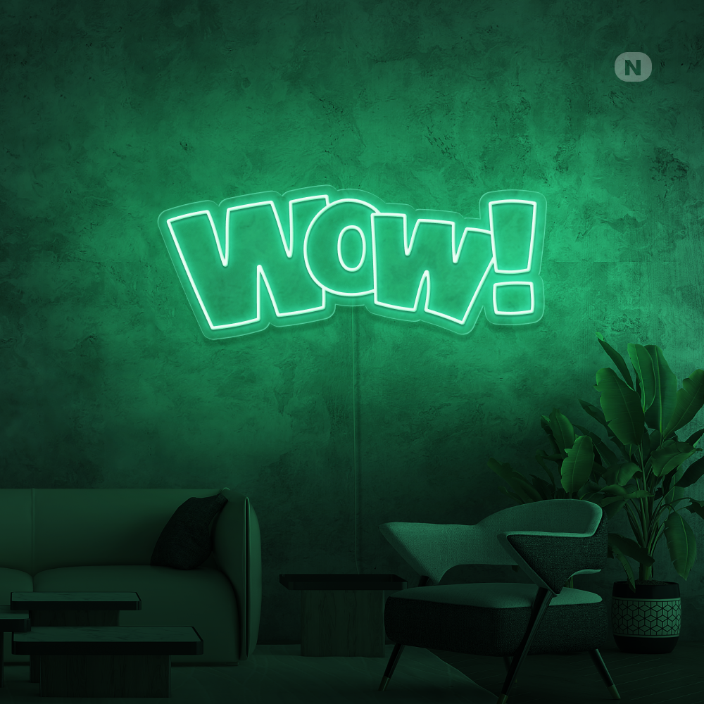 Cartel neon Wow!