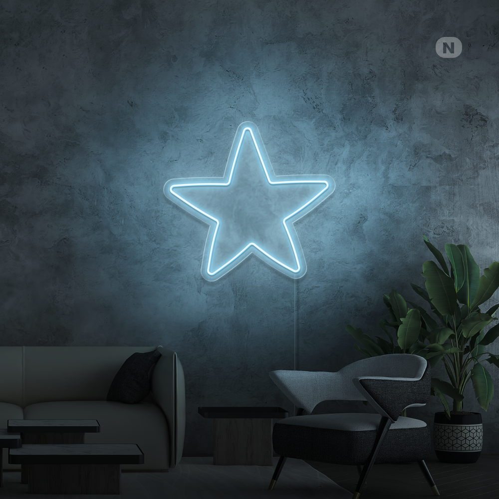 Cartel neon Estrella
