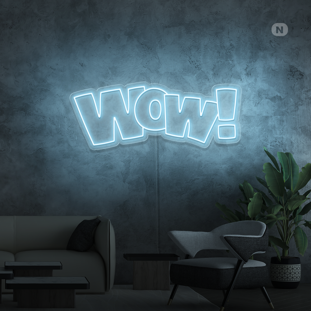 Cartel neon Wow!
