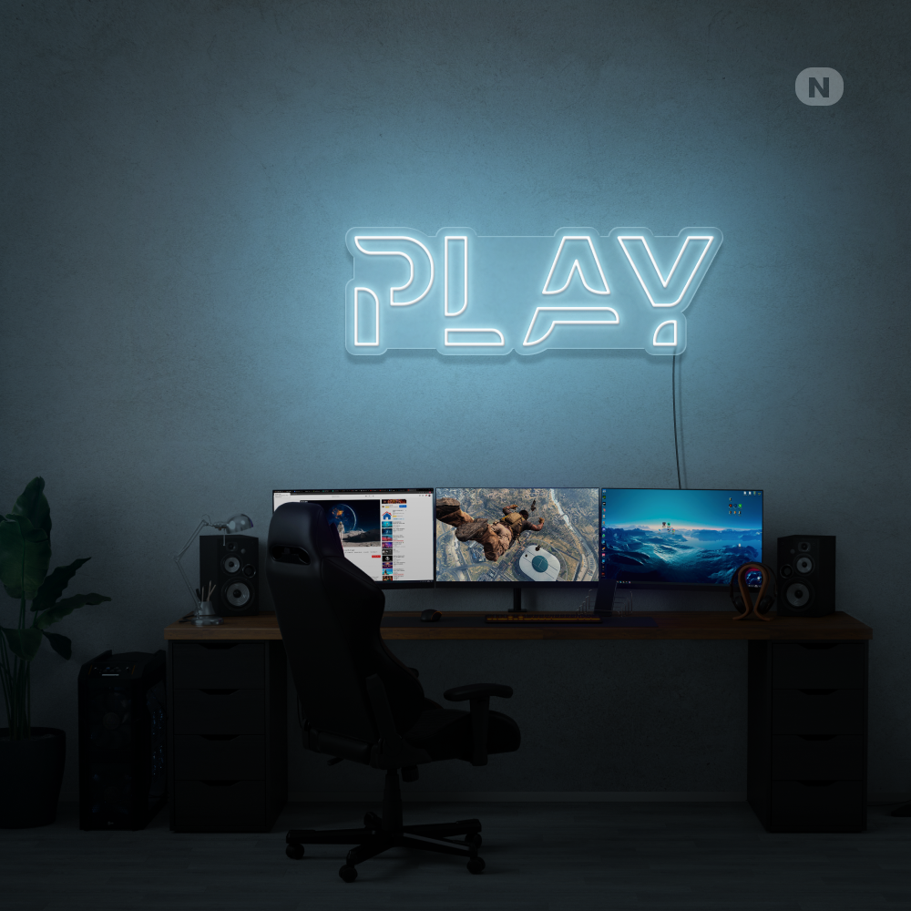 Cartel neon Play