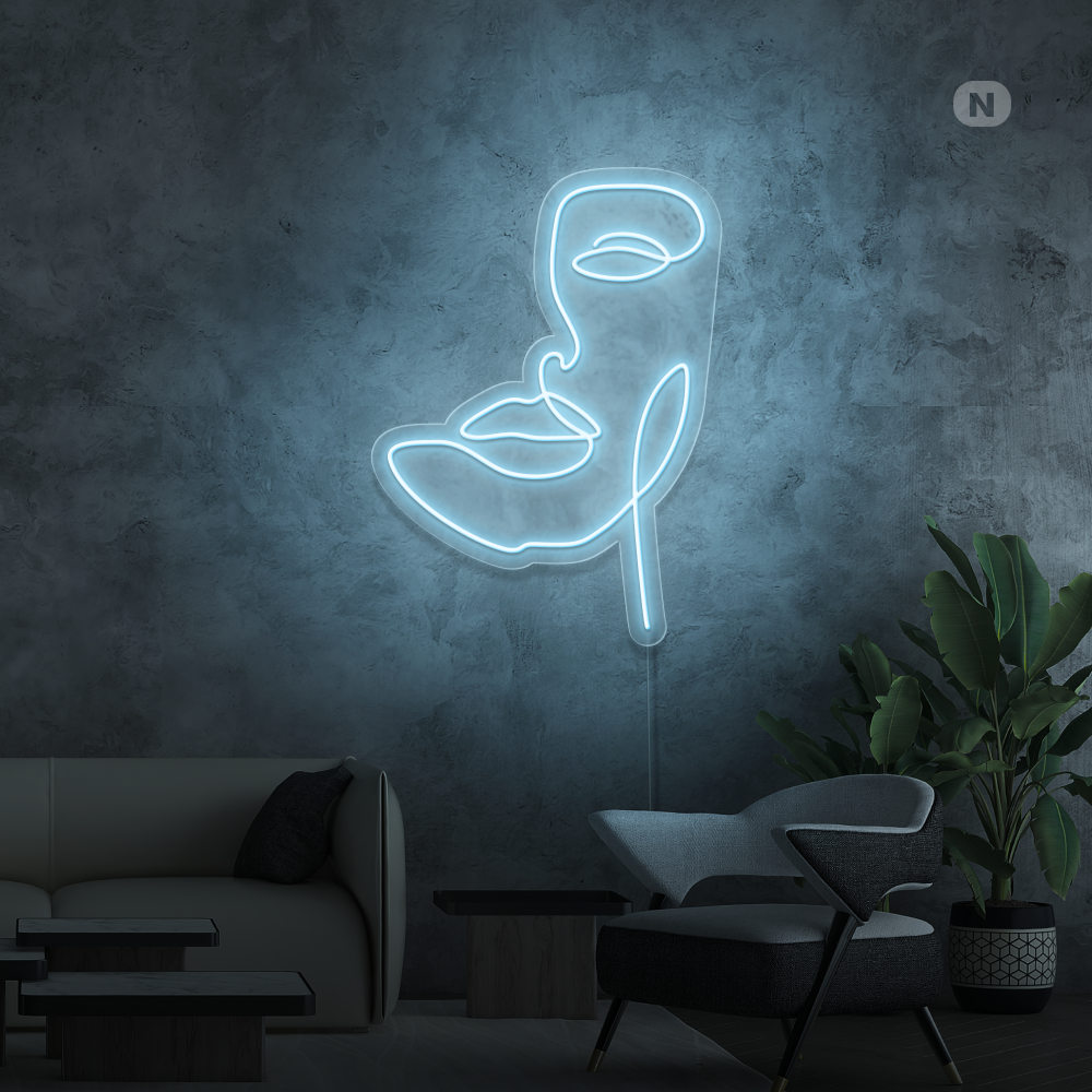 Cartel neon Máscara