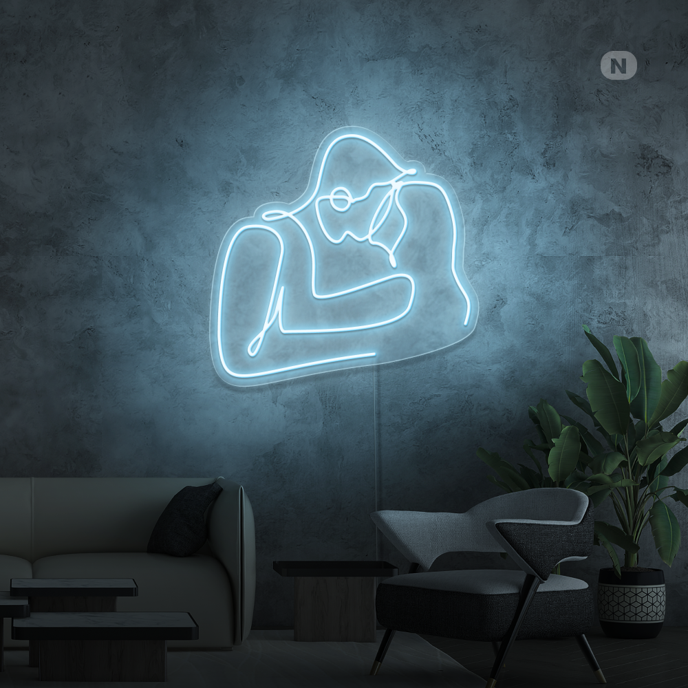 Cartel neon Amor de pareja
