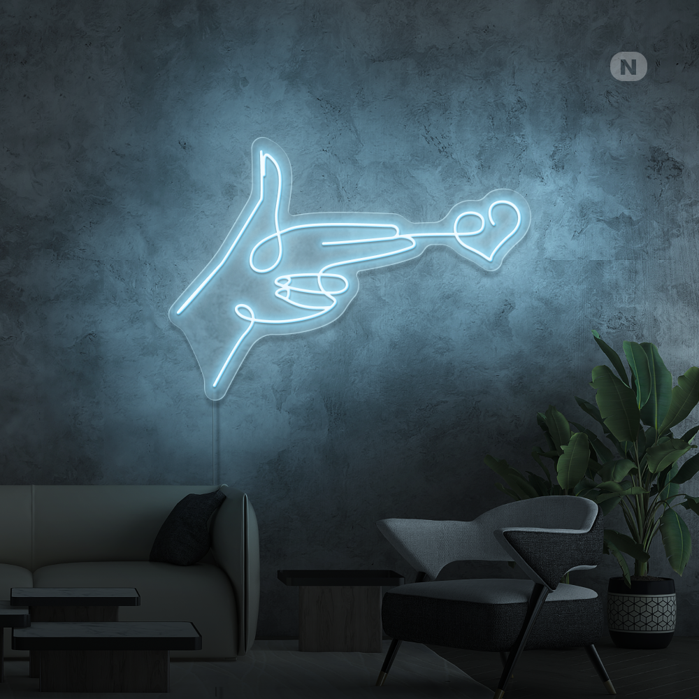 Cartel neon Lovestarget