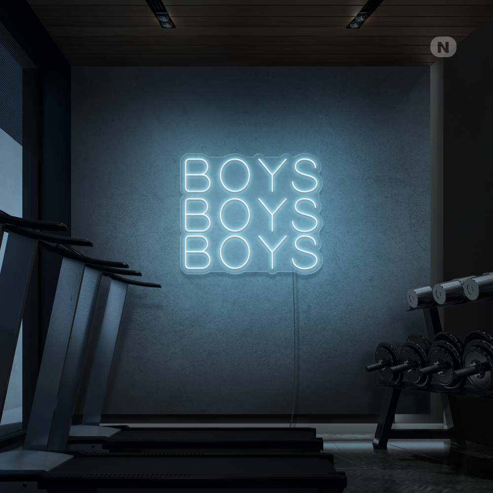 Cartel neon Boys Boys Boys
