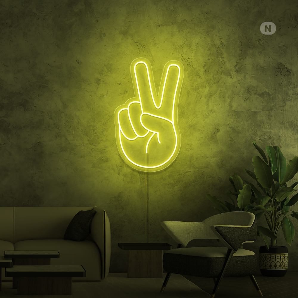 Cartel neon Paz