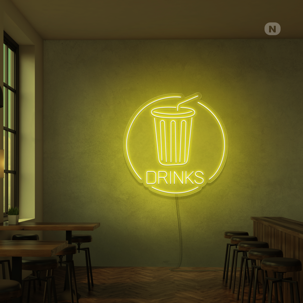 Cartel neon Drinks