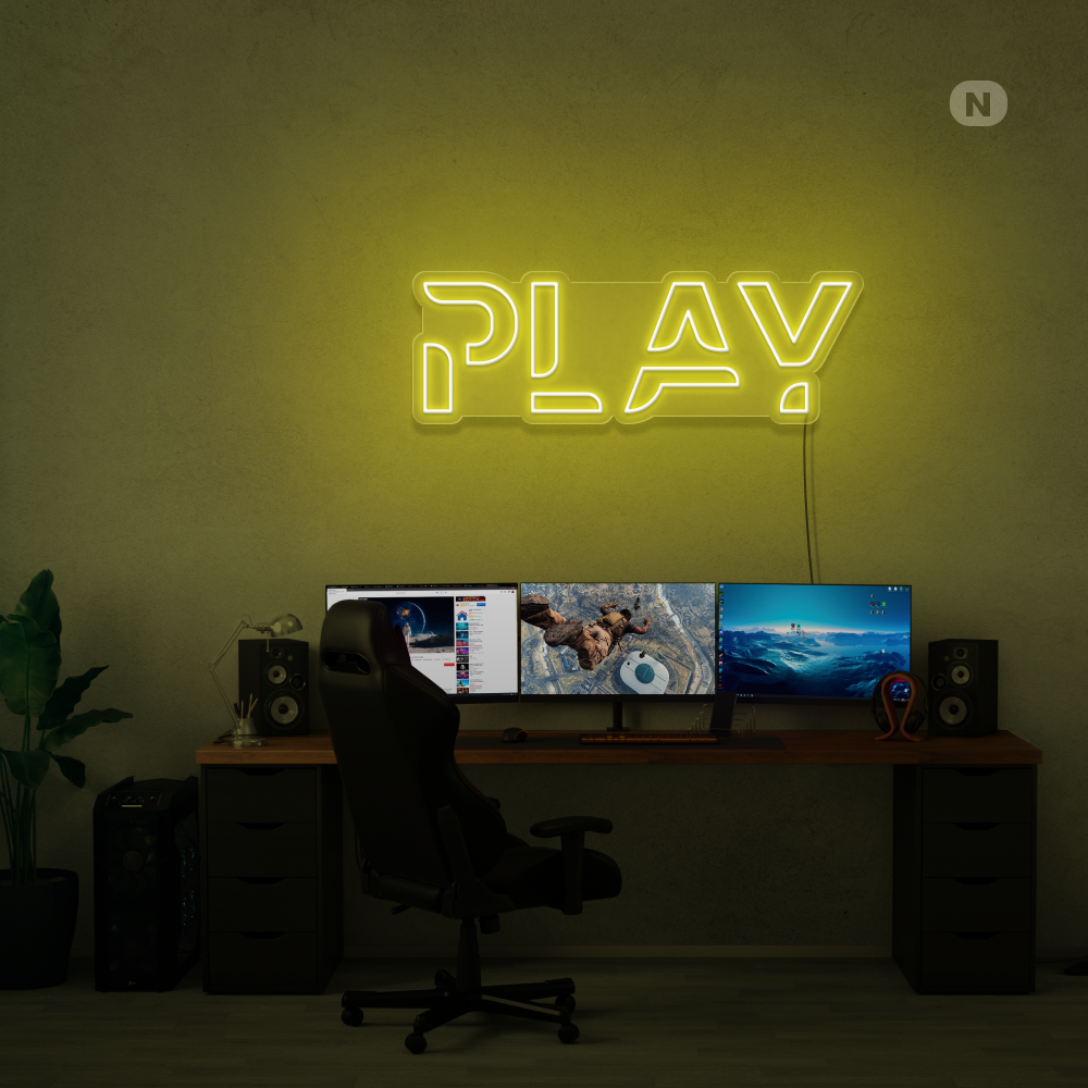 Cartel neon Play