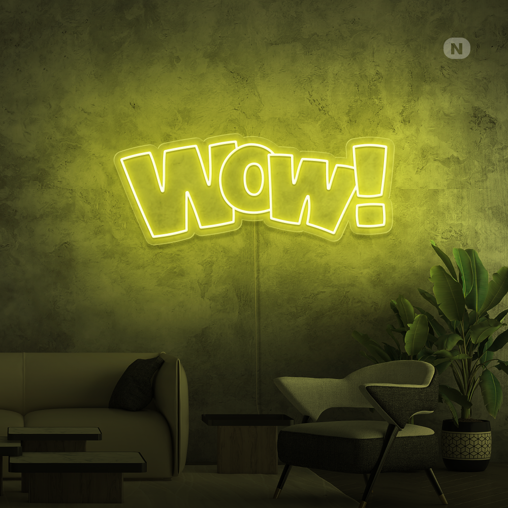 Cartel neon Wow!