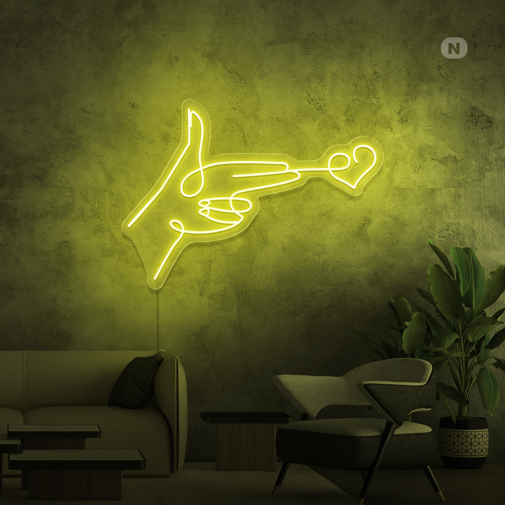 Cartel neon Lovestarget