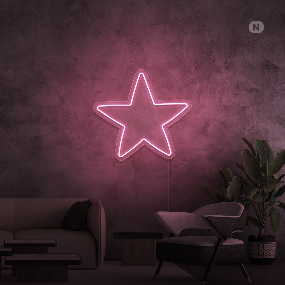 Cartel neon Estrella