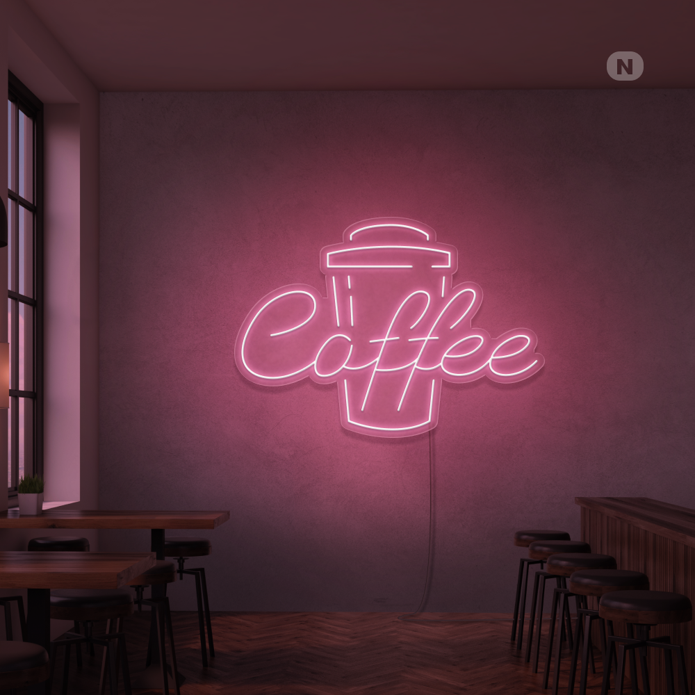 Cartel neon Coffee