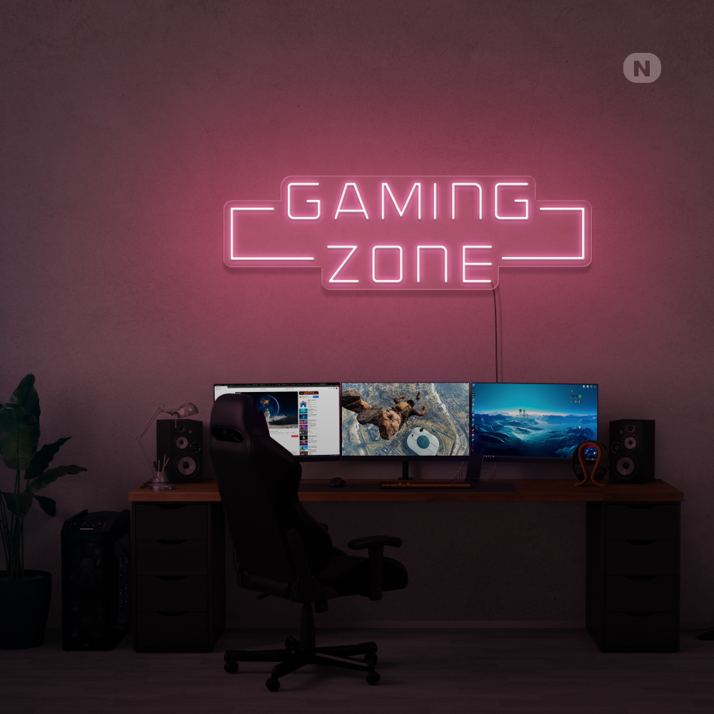 Cartel neon Gaming Zone
