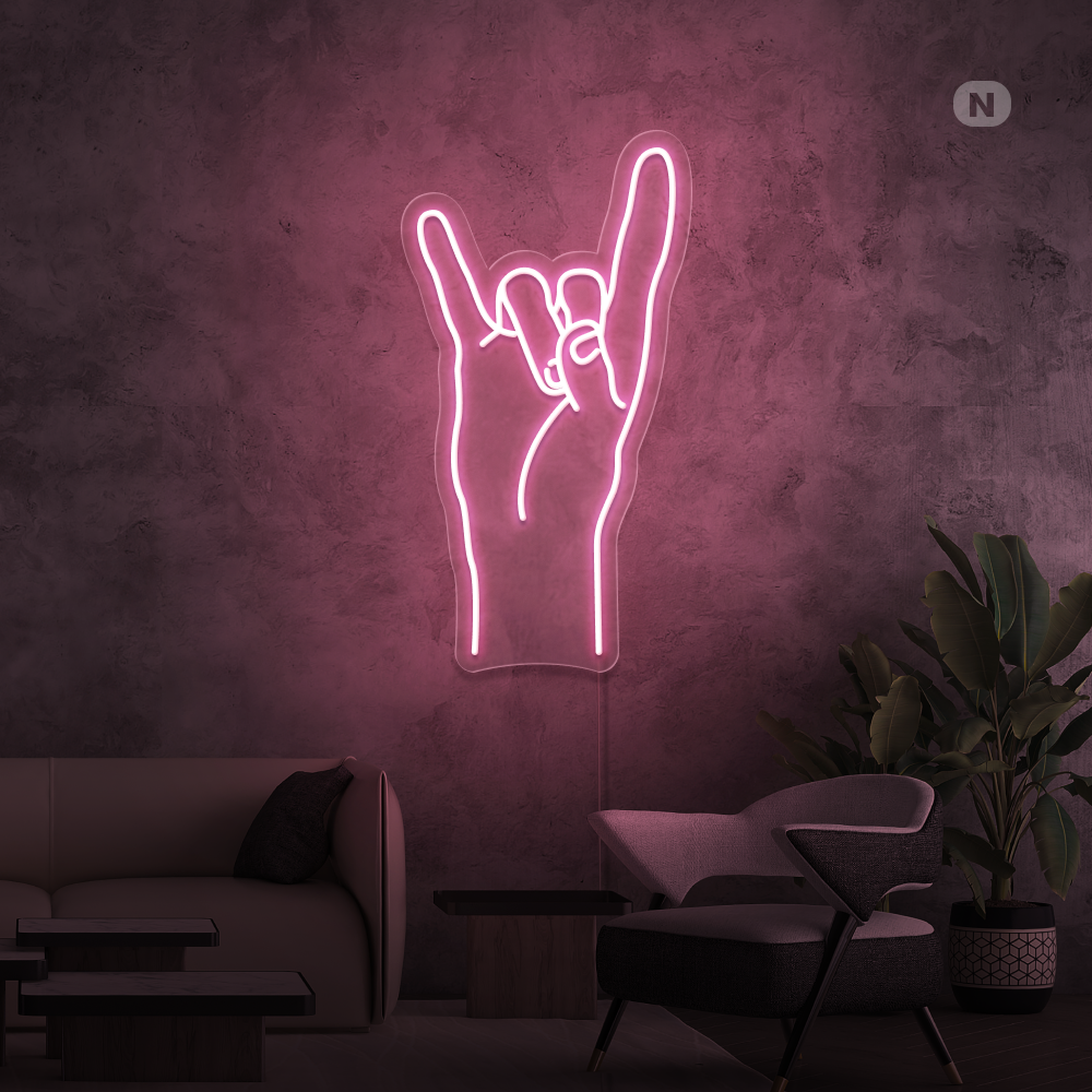 Cartel neon Rock & Roll