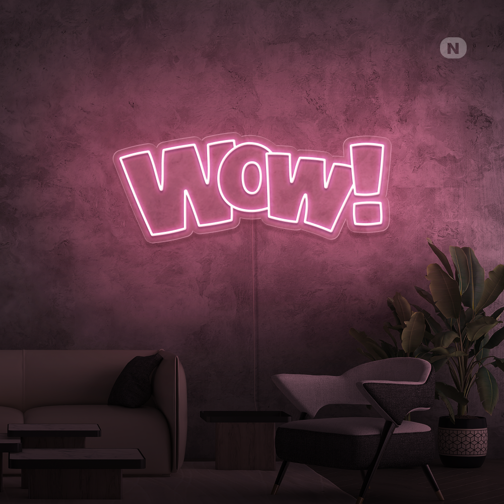 Cartel neon Wow!