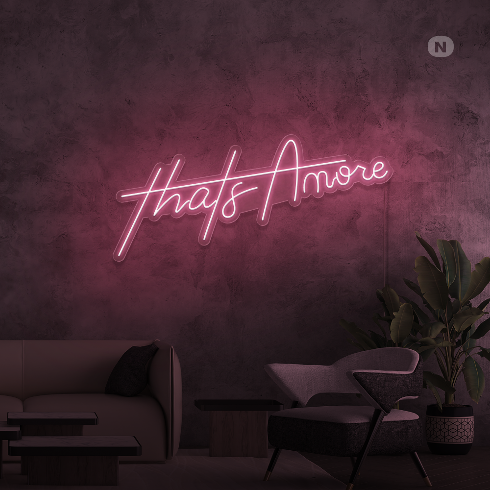 Cartel neon Amor