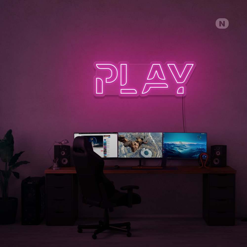 Cartel neon Play