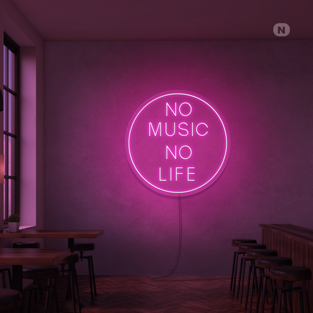 Cartel neon Música