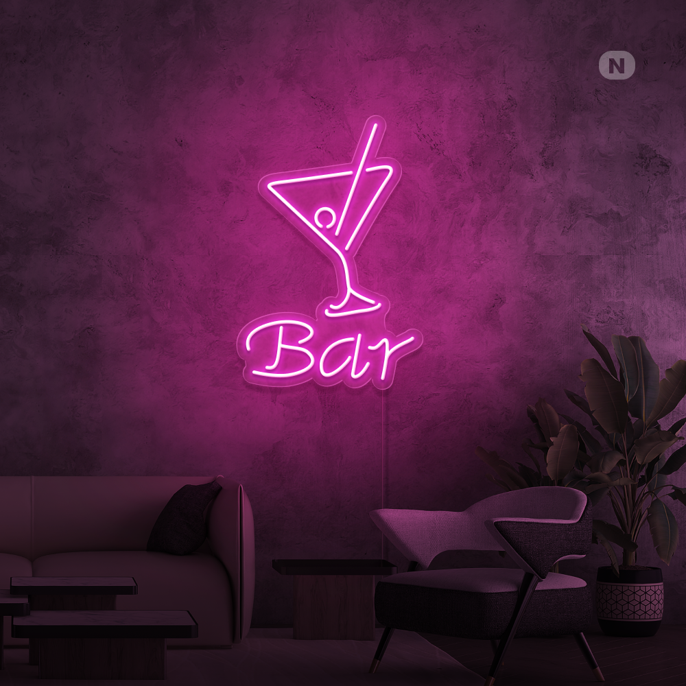 Cartel neon Cocktail Bar