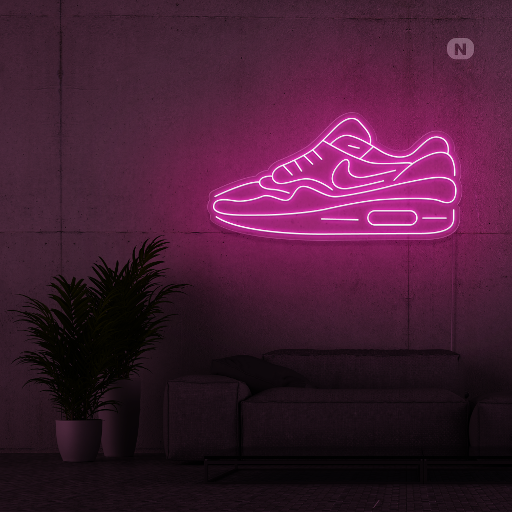 Cartel neon zapato