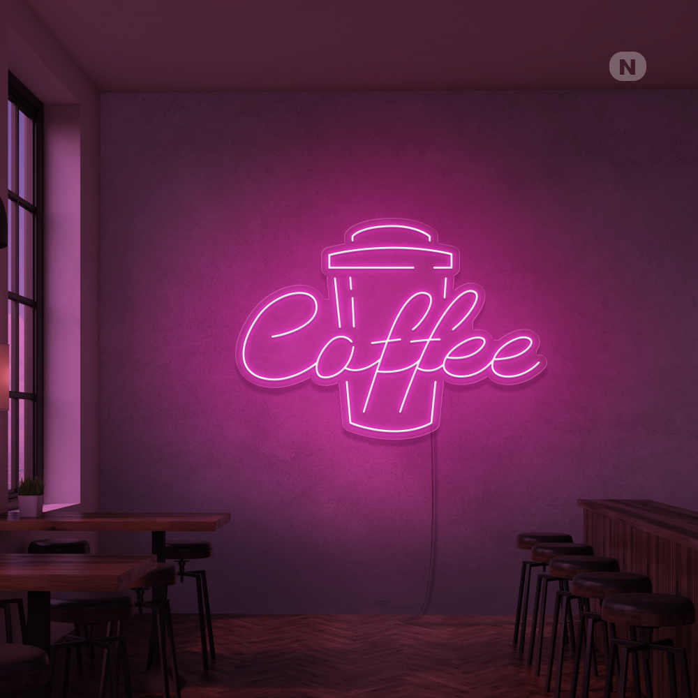 Cartel neon Coffee