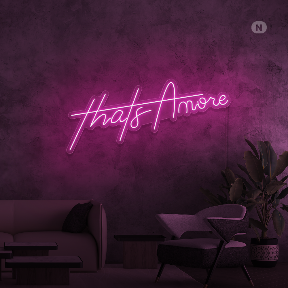Cartel neon Amor