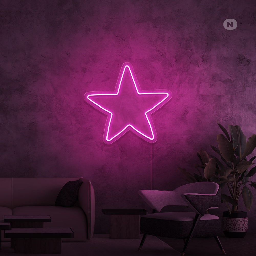 Cartel neon Estrella