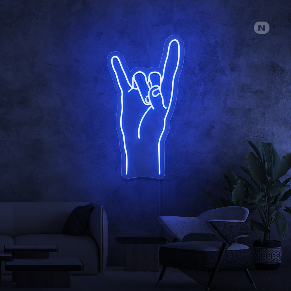 Cartel neon Rock & Roll