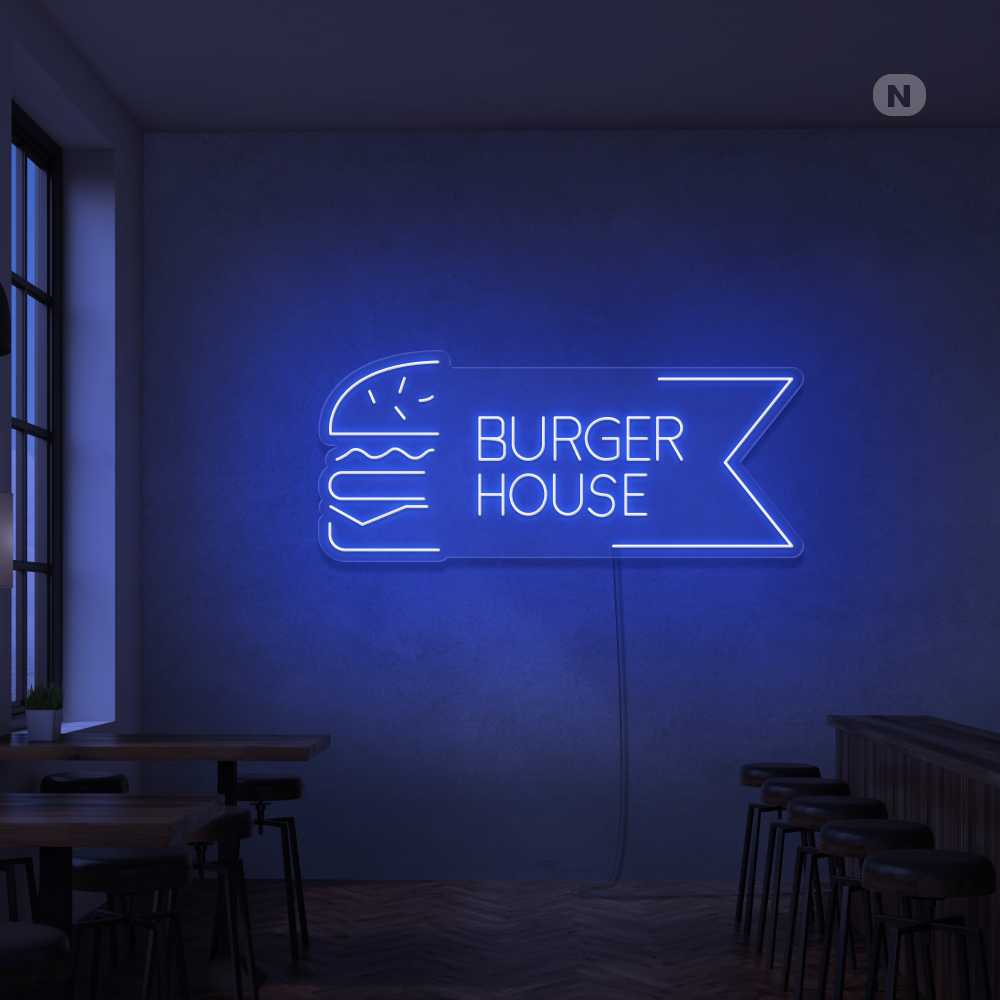 Cartel neon Burger House