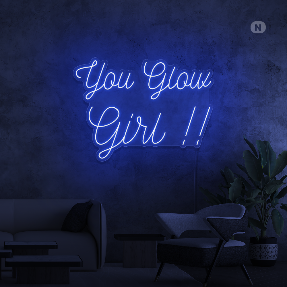 Cartel neon You Glow Girl