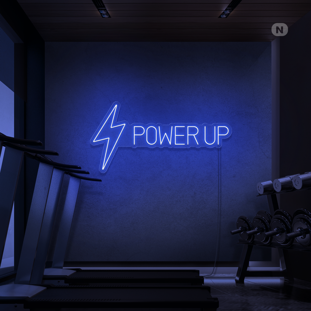 Cartel neon Power Up