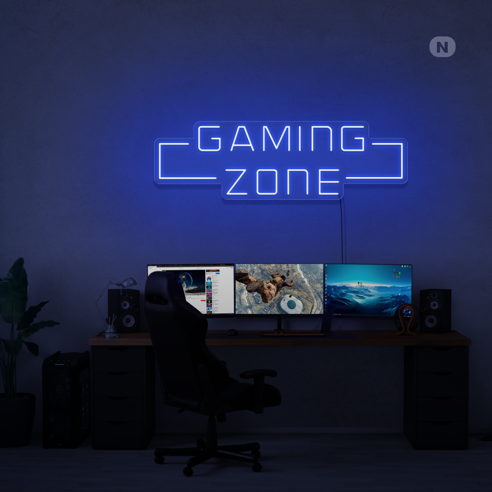Cartel neon Gaming Zone
