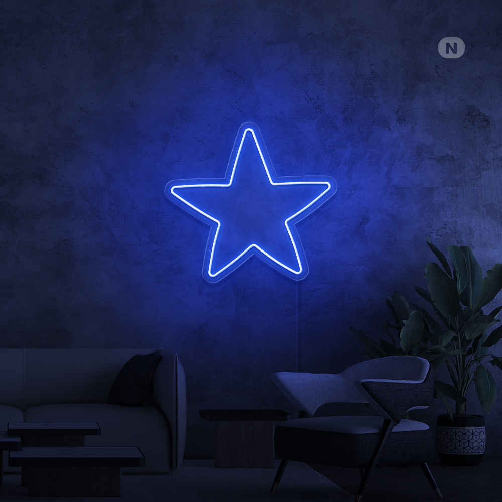 Cartel neon Estrella