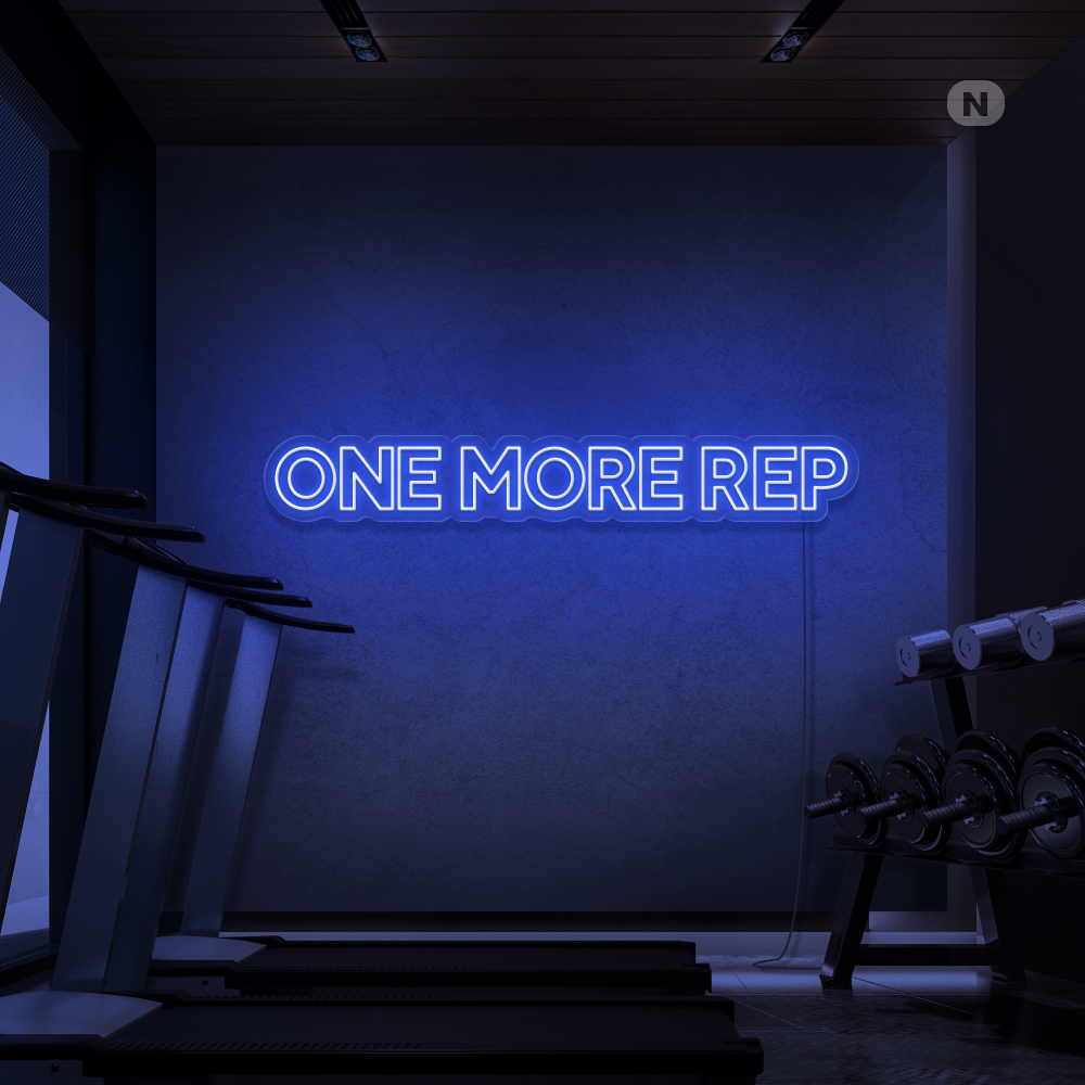 Cartel neon One More Rep
