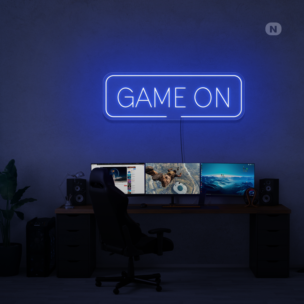 Cartel neon Game On