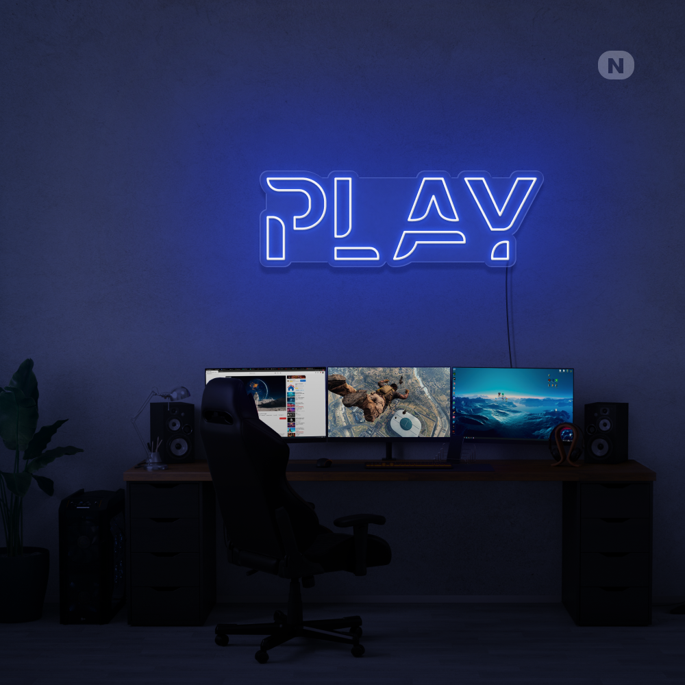 Cartel neon Play