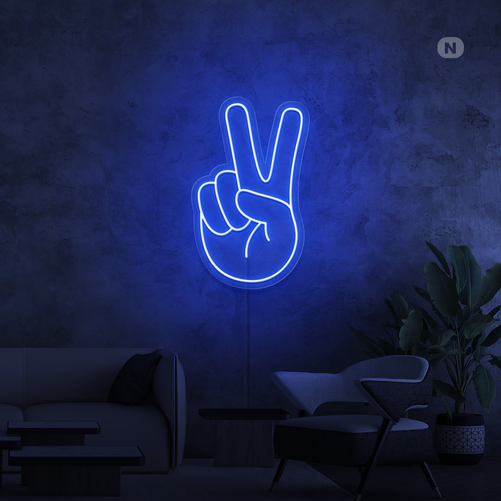 Cartel neon Paz