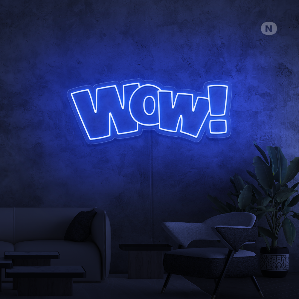 Cartel neon Wow!