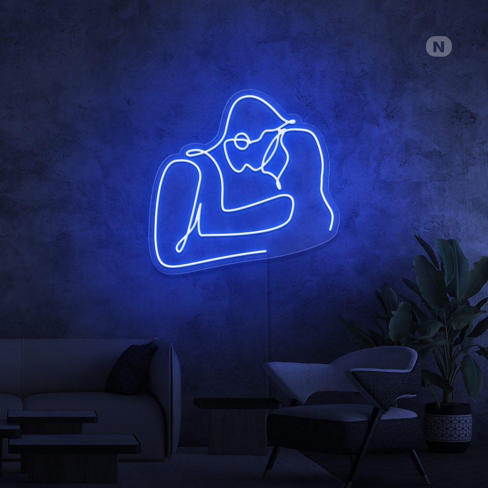 Cartel neon Amor de pareja