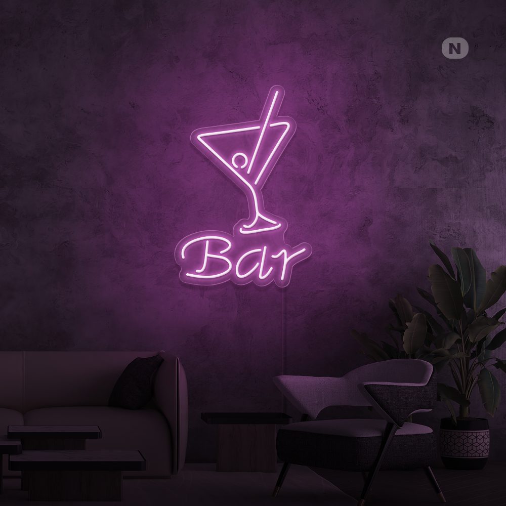 Cartel neon Cocktail Bar